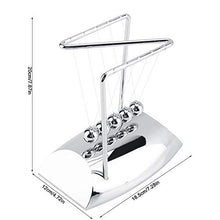Load image into Gallery viewer, Kinetic Orbital Newton Cradle Balance Ball Physics Science Pendulum Ornaments Toy Children Educational Toys Home Desktop Decoration(7.28 x 4.72 x 7.87 inch)
