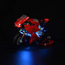 Load image into Gallery viewer, LED Light kit for Lego 42107 Ducati Panigale V4 R, Lighting Set for Lego 42107 Building Blocks Model (only Light Included)
