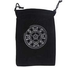 Load image into Gallery viewer, GLOGLOW Tarot Bag, Thick Velvet Tarot Storage Bag Pouch Dice Bag Jewelry Pouch Playing Cards Coins Drawstring Bag(7)

