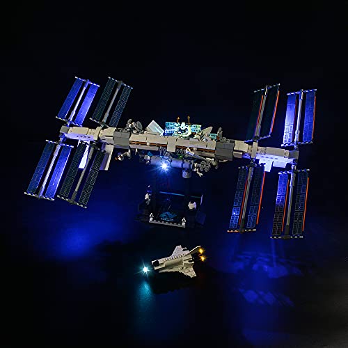 LED Light kit for Lego International Space Station 21321, Lighting for Lego 21321 Building Blocks Model (only Light Included)