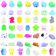 Load image into Gallery viewer, 50pcs Squishy Toys Mini Animal Mochi Squishies Stress Relief Toy Kids Birthday Christmas Party Favors Easter Basket Stuffers Fillers Classroom Prize
