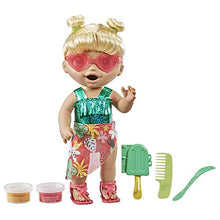 Load image into Gallery viewer, Baby Alive Sunshine Snacks Doll, Eats and Poops, Summer-Themed Waterplay Baby Doll, Ice Pop Mold, Toy for Kids Ages 3 and Up, Blonde Hair
