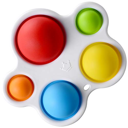 YowellGo Baby Simple Sensory Toys Silicone Fidget Toy Stress Relieving Fidgeting Game Educational Gifts for Kids Babies and Toddlers Age 6 Months and up