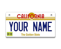 BRGiftShop Personalized Custom Name California 1980s State 3x6 inches Bicycle Bike Stroller Children's Toy Car License Plate Tag