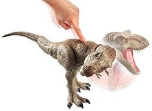 Load image into Gallery viewer, Jurassic World Bite &#39;n Fight Tyrannosaurus Rex in Larger Size with Realistic Sculpting, Articulation &amp; Dual-Button Activation for Tail Strike and Head Strikes, Ages 4 and Older [Amazon Exclusive]
