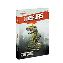 Load image into Gallery viewer, brainSTEAM Dinosaurs 4D Augmented Reality Flash Cards - Interactive STEM Learning for Children Ages 4+ -Bold Pack 11 Cards -Home School, Remote &amp; in Classroom Learning - iOS &amp; Android
