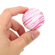 Load image into Gallery viewer, Soft Ball, EVA Lightweight Soft Colorful Ball, 20PCS for Indoor Swing Practice(Pink/white ink ball 42mm-1 grain)

