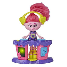 Load image into Gallery viewer, Trolls DreamWorks World Tour Party DJ Poppy Fashion Doll with Musical DJ Station, Dress and More, Toy for Girls 4 Years and Up
