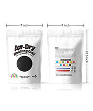 Load image into Gallery viewer, Sago Brothers Modeling Clay for Kids - Black,7 oz Molding Magic Clay for Kids Air Dry, Super Soft Clay for DIY Slime, Ultra Light Air Dry Modeling Clay for Toddlers Children Teens
