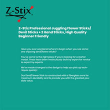 Load image into Gallery viewer, Kids Z-Stix Made to Order Handmade Juggling Sticks-Flower/Devil Stick - Kid-Stix 18&quot; - Solid Series (Neon Green)
