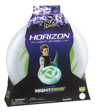 Load image into Gallery viewer, NightZone Horizon Light Up Disc by Toysmith - Flying Disk Toy with LED Lights for Outdoor Active Play Sport of Catch - A Great Gift for Kids &amp; Teens, Boys &amp; Girls
