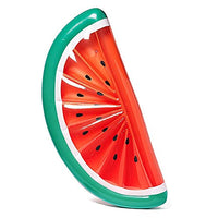 Water Inflatable Floating Row, Semi-Circular Watermelon Inflatable Floating Row,Floating Bed Water Lying Bed Adult Recliner,Suitable The Beach Summer Party Outdoor