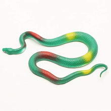 Load image into Gallery viewer, KESYOO 5Pcs Fake Snake Toy Simulation Snake Soft Glue Imitation Snake Toy Tricky Playthings for Kids Children Halloween Party Decorations
