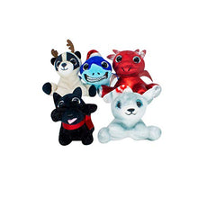 Load image into Gallery viewer, Surprizamals-Mini Mystery Plush Packed in a Surprizaball! Perfect for Little Hands! Holiday Series 4- Seasonally Dressed Includes- Terrier, Husky, Dragon, Shark, Raccoon
