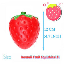 Load image into Gallery viewer, Strawberry Squishies Slow Rising Stress Relief Toys, Kawaii Fruit Squeeze Toy for Kids ( 2pcs )
