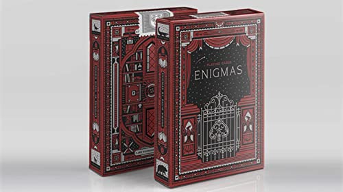 MJM Enigmas Puzzle Hunt (RED) Playing Cards