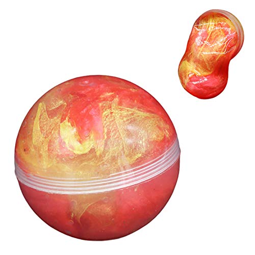 Slime Kit for Kids,2Pcs Solar System Planet Putty Slime Soft Ball Stress Relieve Squeeze Toy Gift - 1# 2pcs
