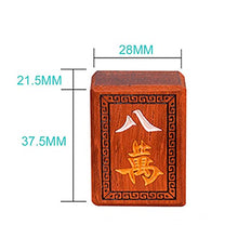 Load image into Gallery viewer, Chinese Mahjong Set, 144 Mah Jong Wooden Game in Wooden Box, 1 Wind Indicator with Dice, 3 Wooden Dice, 2 Blank Spares,1 Set of Chips, 1 Table Cover and 1 Game Manual (for Chinese Style Game Play)

