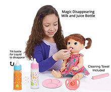 Load image into Gallery viewer, fash n kolor Baby Doll Feeding Set with Doll Magic Bottles in a Baby Bag Set- 8 Piece Baby Doll Feeding Set with Baby Doll Accessories, Pretend Play Set for Kids
