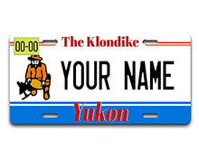 Load image into Gallery viewer, BRGiftShop Personalized Custom Name Canada Yukon 6x12 inches Vehicle Car License Plate
