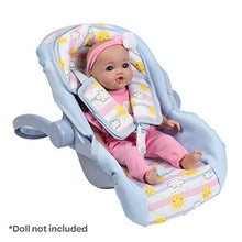 Load image into Gallery viewer, Adora Baby Doll Car Seat Carrier with Color Changing Sunny Days Print, Fits Dolls Up to 20 Inches
