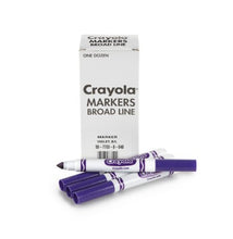 Load image into Gallery viewer, Crayola 12 Count Original Bulk Markers, Violet Purple
