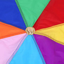 Load image into Gallery viewer, Rainbow Play Parachute, Parachute Toy, Parachute Multicolor Toy Play Parachute, Kids Parachute 6~8 Kids to Play for Nursery School Activities Children for Little Kids Developing Harmonious
