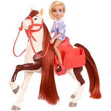 Load image into Gallery viewer, DreamWorks Spirit Riding Free Collector Doll &amp; Horse, Abigail &amp; Boomerange, by Just Play
