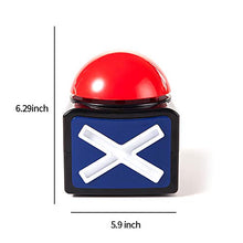 Load image into Gallery viewer, MyMealivos XL Buzzer Alarm Button with Sound and Light Trivia Quiz Game (2X)
