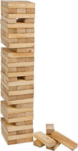 Load image into Gallery viewer, Trademark Innovations 90 Piece 3&#39; Tall Giant Wooden Stacking Puzzle Game with Carry Case
