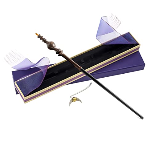 PEIYU Wizard Wand and Witch Magic Wand Cosplay Wand with Steel Core Costume Accessories for Christmas Halloween Birthday Party Favors with Medal and Gift Box