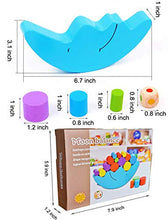 Load image into Gallery viewer, Wooden Stacking Blocks Balancing Games , Moon Equilibrium Puzzles Toy , Preschool Early Educational Parent-Child Interaction Sorting Games for Toddler , Kids , Children
