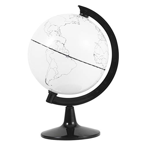 VICASKY DIY Globe Painting Toy Fill Colors Globe Puzzles Drawing Painting Earth Model 1Pc for Learning Geography and Decor for Kids Room