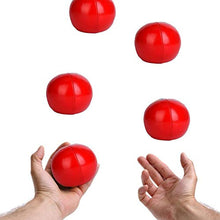 Load image into Gallery viewer, Juggling Ball, 3 pcs PU Juggling Balls Clown Juggle Ball Set for Beginner&amp;Professionals (Red)

