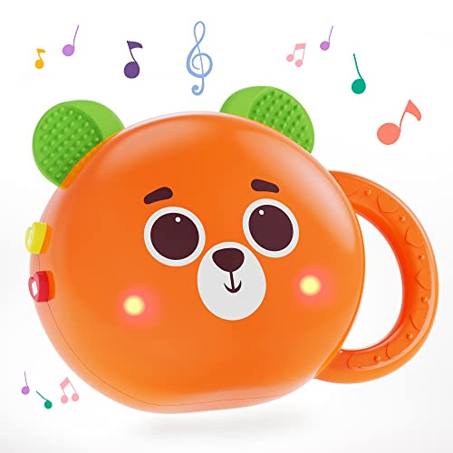 Musical Toys for Baby, New Born, Toddlers Toy Interactive Development Educational Kids Music Station Gift for 3 Months and up (5 Farm Theme Songs Ver.)