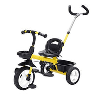 Outdoor Children's Tricycle All Terrain Baby Bicycle 1-5 Years Old Children Riding Toys Yellow Can Be A Gift