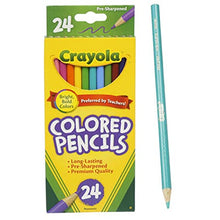 Load image into Gallery viewer, Crayola Colored Pencils, Assorted Colors, 24 Count, Case of 36 packs

