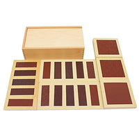 Newmind Wooden Montessori Early Educational Toy Set - Rough & Smooth Touch Boards