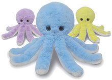 Load image into Gallery viewer, Fluffuns Octopus Stuffed Animal - Stuffed Octopus Plush - 12 Inches (Blue, Purple &amp; Yellow)
