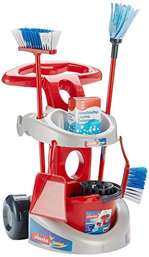 Theo Klein Toy Vileda Cleaning Trolly