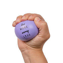 Load image into Gallery viewer, Stress Balls with Motivational Quotes, Stress Relief Toys for Adults and Kids (3 Pack Stress Balls) (Purple)
