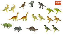 Load image into Gallery viewer, Wild Republic Dinosaur Animal Figurines Tube, Dinosaur Toys, T Rex, Triceratops, Velociraptor, Dilophosaurus, Stegosaurus, Brachiosaurus and More
