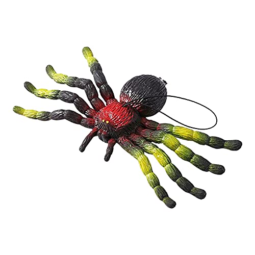 baishitop Halloween Prank Toys 5PC Super Large Simulation Rubber Spider for Bar Atmosphere Layout Props