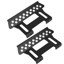 Load image into Gallery viewer, VGEBY 2Pcs Side Pedal Plates, Metal Side Step Plate Board Slide Pedal Step Sliders Climber Car Parts Fit for Axial SCX10 1/10 RC Tracked Vehicle(Black) Car Model Accessory
