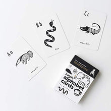 Load image into Gallery viewer, Educational Flashcards for Babies, Black and White Animal Alphabet Learning Cards, Double Sided, Perfect for Visual Stimulation, Cognitive Development in Babies and Toddlers Jungle Theme
