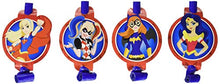 Load image into Gallery viewer, amscan 331609 DC Super Hero Girls Birthday Blowouts, 5&quot;, 8 Ct.
