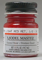 Testor Corp. Stop Light Red Metalic Enamel Paint .5oz Bottle