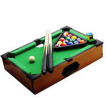 Load image into Gallery viewer, Mini Billiard Tables Toy Mini Top Pool Table Wooden Simulated Children Billiards Table Family Interactive Games
