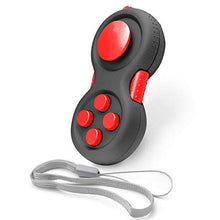 Load image into Gallery viewer, Duddy-Cam Fidget Pad 8 Fun Features, Retro Classic Controller Handheld Game Pad, Perfect for Skin Picking, Anxiety and Stress Relief Sensory Toy for Children, Adults, ADD ADHD Autism + Lanyard (Red)
