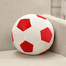 Load image into Gallery viewer, Football Gifts Creative Football Toy Plush Pillow for Children&#39;s Birthday 15cm red
